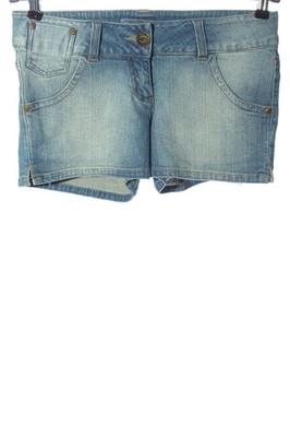 FLASH LIGHTS Jeansshorts Damen Kurze Hose Gr. DE 36 blau Casual-Look