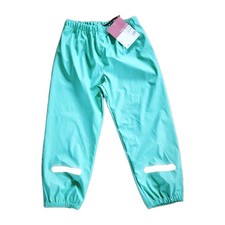 Regenhose Gr. 116/122 hellgrün m. Reflektoren Neu m. Etikett (1)