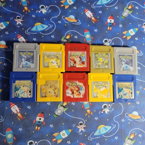 Pokémon Gameboy & Gameboy Color Red, Gold, Silver, Blue, Yellow - Pokemon GB GBC - Picture 1 of 8