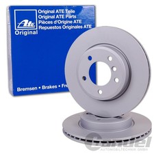 2 ATE BREMSSCHEIBEN Ø242mm belüftet VORNE passend für OPEL CORSA C