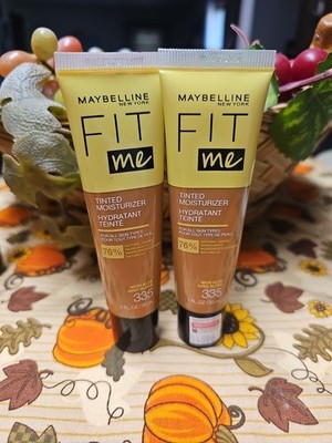 2 Brand New Maybelline New York Fit Me Tinted Moisturizer With Aloe; Shade 335