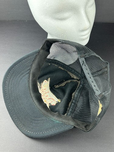 Vintage "Dodge Boys Have More Fun" Black Trucker Snapback Hat Made in USA - Picture 4 of 5