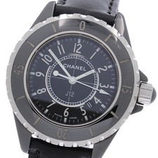 Chanel J12 Date H0680 Black TO330551