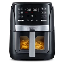 Gourmia 6-Qt Digital Window Air Fryer with 12 Presets & Guided Cooking