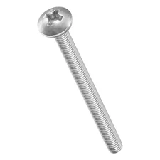 Machine Screws Phillips Head(M3-0.5x35) 10Pcs, Silver