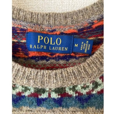 Polo Ralph Lauren Polo Bear Knit Sweater Singin' in the Rain Size