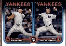 2024 Topps Update #US163 Clayton Andrews / Josh Maciejewski RCOM