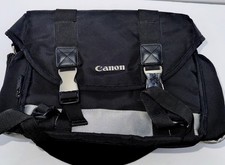 Canon 18  x 11  Digital SLR Large Camera  Lens Case Bag Black Shoulder Strap