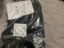  SZ M Pro Club Heavy Fleece Cargo Long Pants/Sweatpants Black 