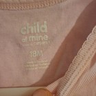 Carter's Pink Cotton Ribbed Knit Bow Bodysuit One-Piece SS Snap 18M — photo 5