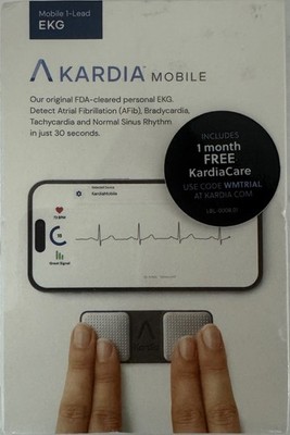 AliveCor Kardia AC-009 KardiaMobile Wireless Personal EKG Monitor Black **New**