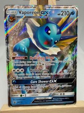 Vaporeon GX - SM172 - Pokemon Sun & Moon Promo Ultra Rare Card NM