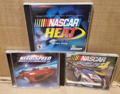 Lot of PC racing games : Need For Speed Hot Pursuit 2,  Nascar racing 4, Heat