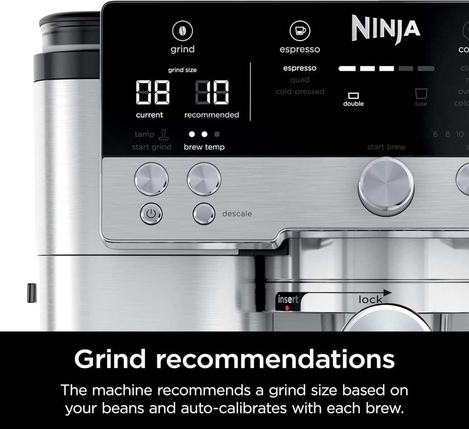 Ninja ES601 Luxe Cafe Fully Automatic Espresso Machine - Certified Refurbished - Image 3 of 4