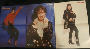 Selena Quintanilla Magazine Poster Lot #4 Three Posters Furia TV Y Novelas