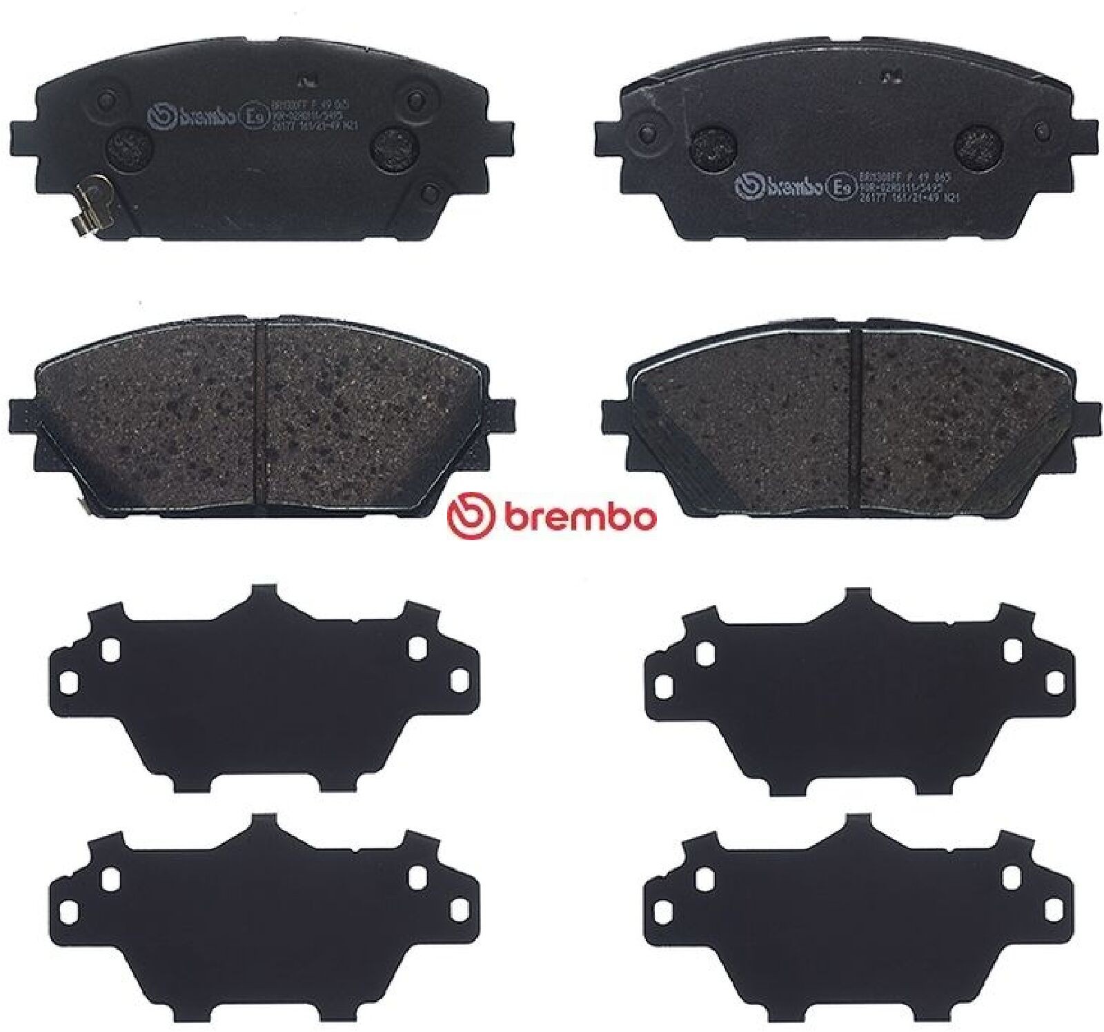 Brembo Bremsbelagsatz, Scheibenbremse P 49 065 Für Mazda (Changan) - Bild 3
