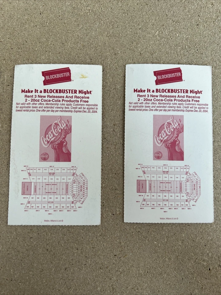 2004 College Football Tickets Texas Vs Arkansas - Image 2 of 2