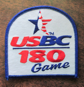 USBC UNITED STATES BOWLING CONGRESS 180 GAME PATCH COLLECTIBLE SOUVENIR PBA USA