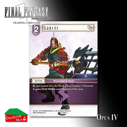 Final Fantasy Trading Card Game OPUS IV 4 Singles You Choose - Picture 106 of 150