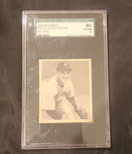 Bowman 1948 Allie Reynolds #14 Rookie SGC 80 EX/NM New York Yankees MLB Card. rookie card picture