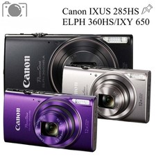 Canon PowerShot ELPH 360 Digital Camera HS 20.2MP 12x Optical Zoom Auto Focus