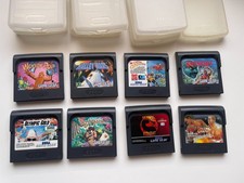 Sega Game Gear  Bundle Joblot X 8 Carts Woody Pop Halley Wars Mortal Kombat