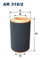 Filtron Ar 316/2 Luftfilter FüR , CitroëN, Fiat, Opel, Peugeot, Opel