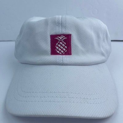 Pineapple White Hat Casual Hat White Cap Hat Adjustable Hat White Adult Hat