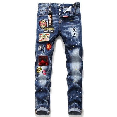 DSQ2 Men's SLIM DSQUARED2 JEAN AUTHENTIC Slim Fit New