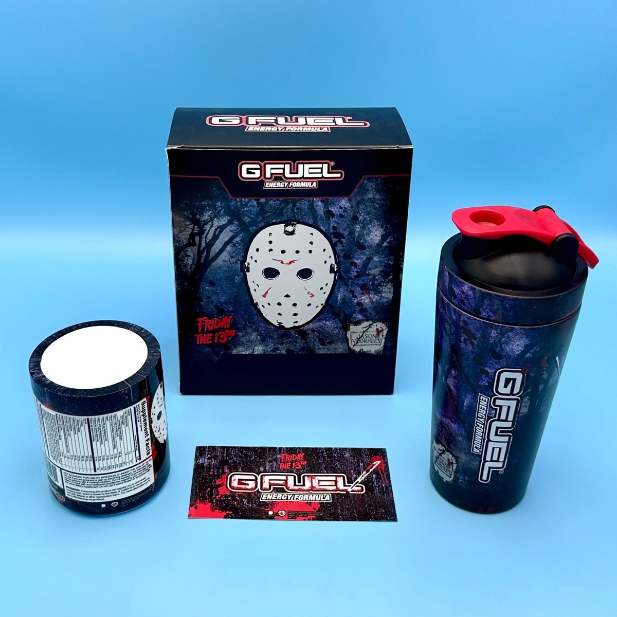 G FUEL GLOW In The Dark Starter Kit Shaker Cup 7 Bustine Originale - Foto 12