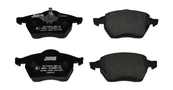 Bremsbelagsatz Scheibenbremse Jurid 571900J FüR VW Schachtel Sharan 7M8 7M9 7M6-image