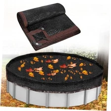 20 Feet Round Leaf Net Cover for Above Ground Pool - Thicken Leaf Pool Safety 