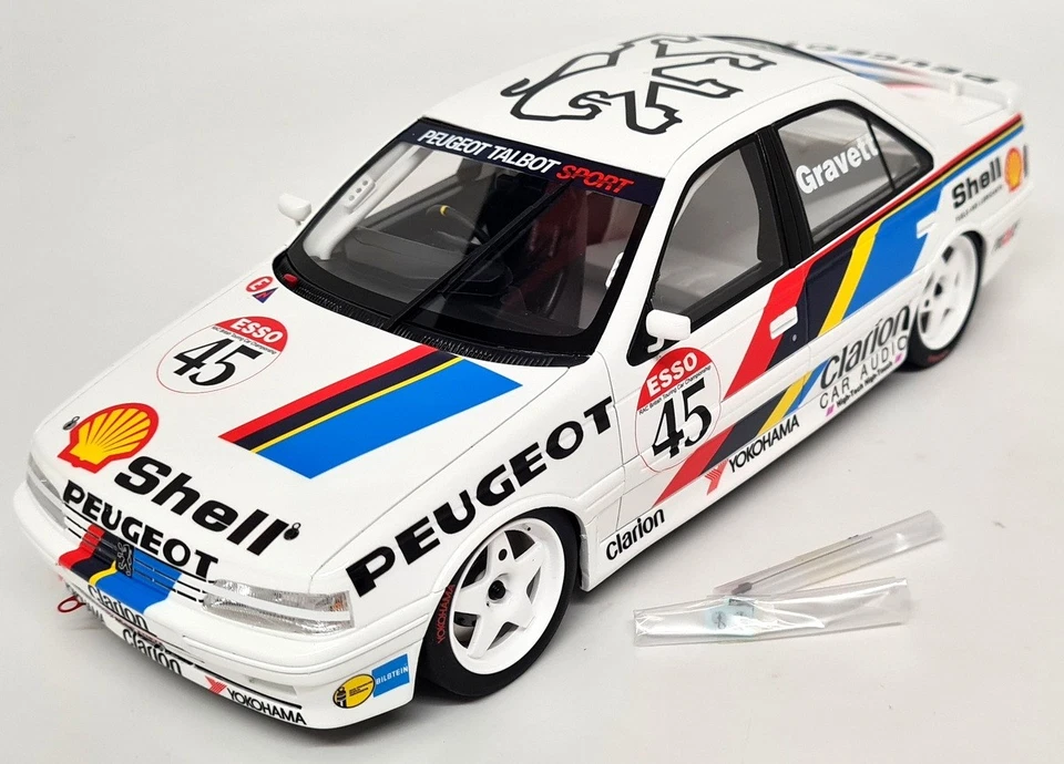 Coche modelo Otto 1/18 Peugeot 405 Mi-16 BTCC R. Gravett 1992 resina escala Foto 4 de 4
