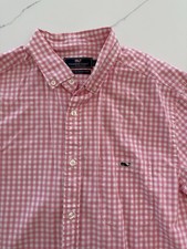 Vineyard Vines Men  s L Classic Fit Tucker Button Down Long Sleeve shirt Pink