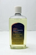 WEIMAN NATURAL LEMON OIL FURNITURE POLISH WITH SUNSCREEN 16 FL OZ