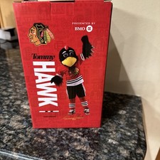 Chicago Blackhawks Tommy Hawk Centennial Bobblehead 2026 Hockey Original