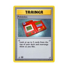 Pokemon Pokemon Base Set (Shadowless) Pokedex (U) #87 (1st Ed) EX
