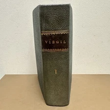 1806 Works of Virgil Translated John Dryden Vol I & II Rebound Foxing HB (M)