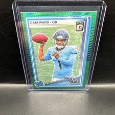 2025 Panini Donruss Optic - Rated Rookie Cam Ward #293 Green Hyper Prizm (RC)