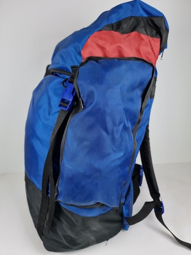 Vintage Eurohike Harrier 501 Rucksack Blue/Red and Black Retro Original 1980's - Picture 2 of 18