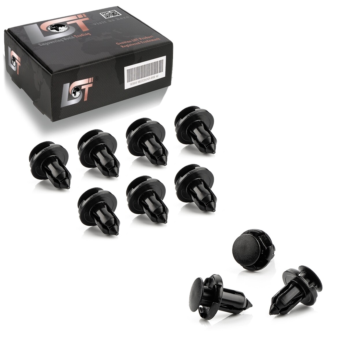 10x Bumpers Bumper Fastening Clips for MITSUBISHI