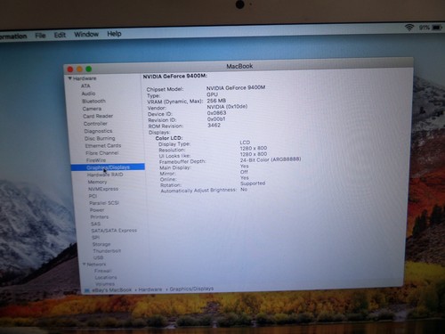 Apple MacBook 6,1 A1342 13.3" 4Gb Ram Core 2 Duo 2.26ghz EMC2350 MA207LL Late 09 - Picture 9 of 13