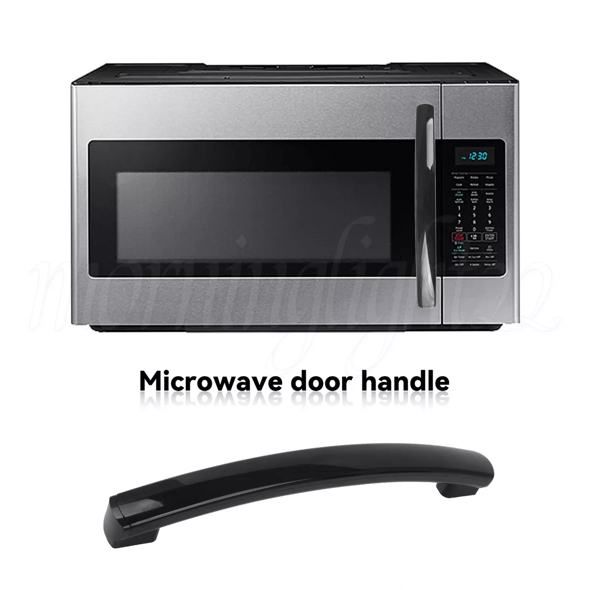 Ge microwave door handle black online