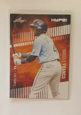WANDER FRANCO - 2018 Leaf ''1st Ever Printed'' Hype RC #2 (2) Card LOT   FS  QTY