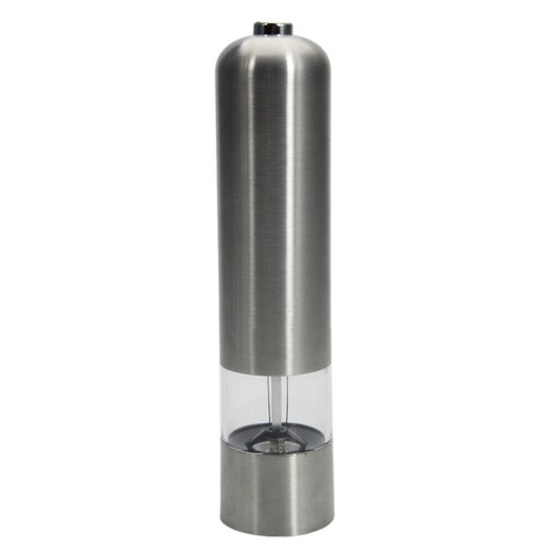 2PCS Electric Salt Pepper Grinder Mill Stainless Steel Spice Battery Light - Picture 2 of 10