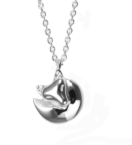 Jana Sterling Silver Fox Pendant.