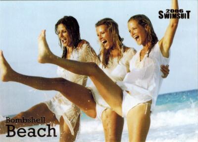 2006 Sports Illustrated Bombshell Beach Insert Card #1 of 10
