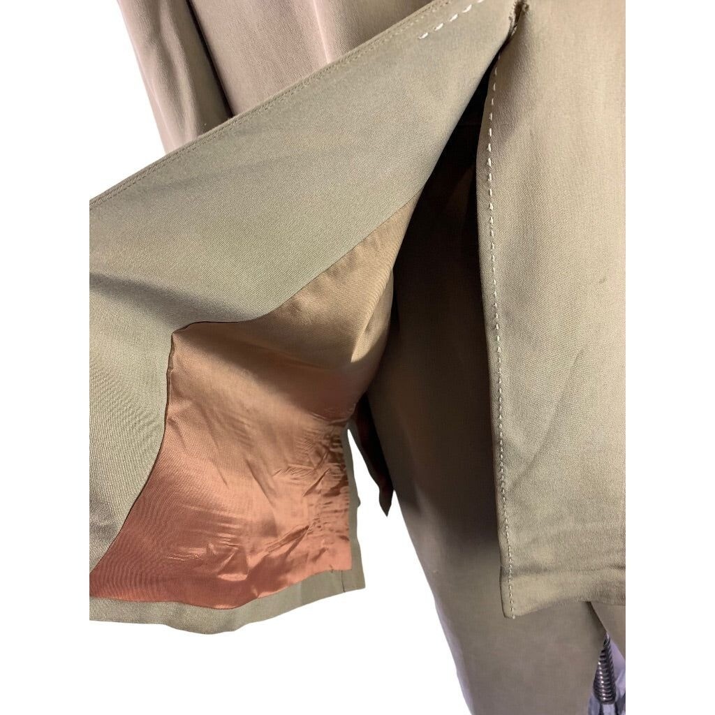 Large Moda Seta by Sandra King Women's Sage Green Pant Suit 2 Piece image 6