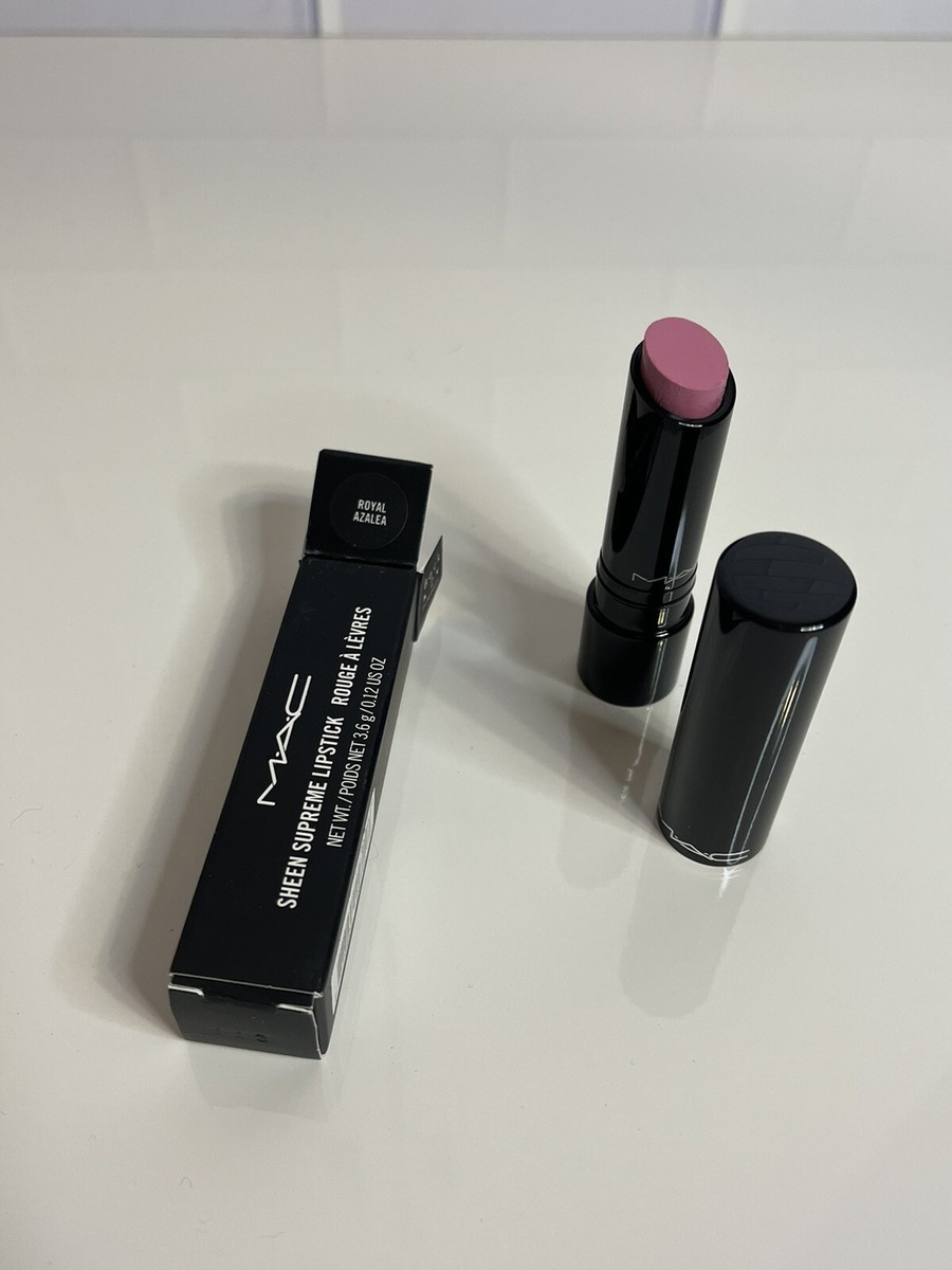 MAC Sheen Supreme Lipstick ROYAL AZALEA NEW RARE DISCONTINUED | eBay