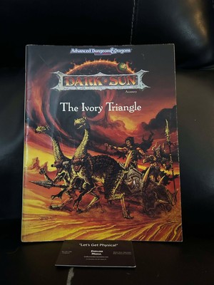 Advanced Dungeons & Dragons Dark Sun Ivory Triangle Softcover Book